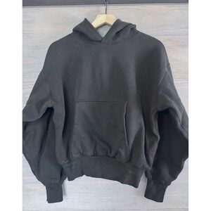 YZY Easy YEEZY x Gap S 701377-00 Double Layered Black Pullover Hoodie‎ XS